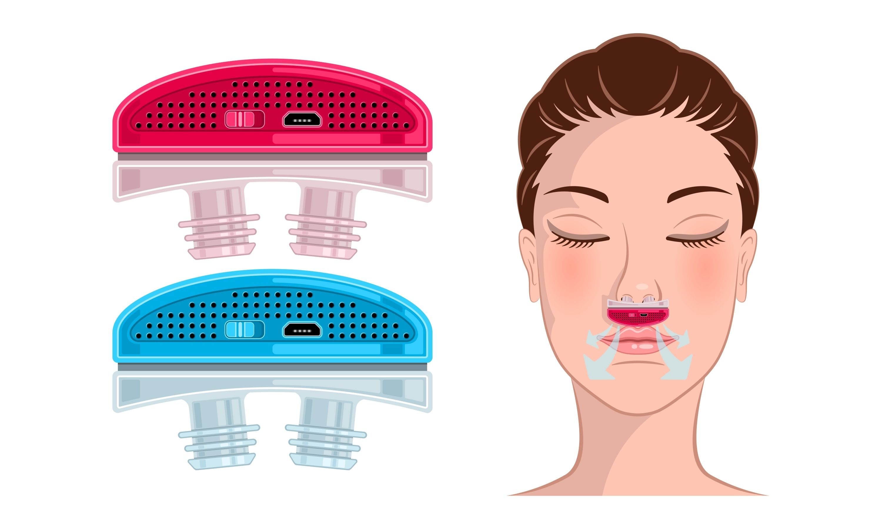 Anti-snoring nose device for women 